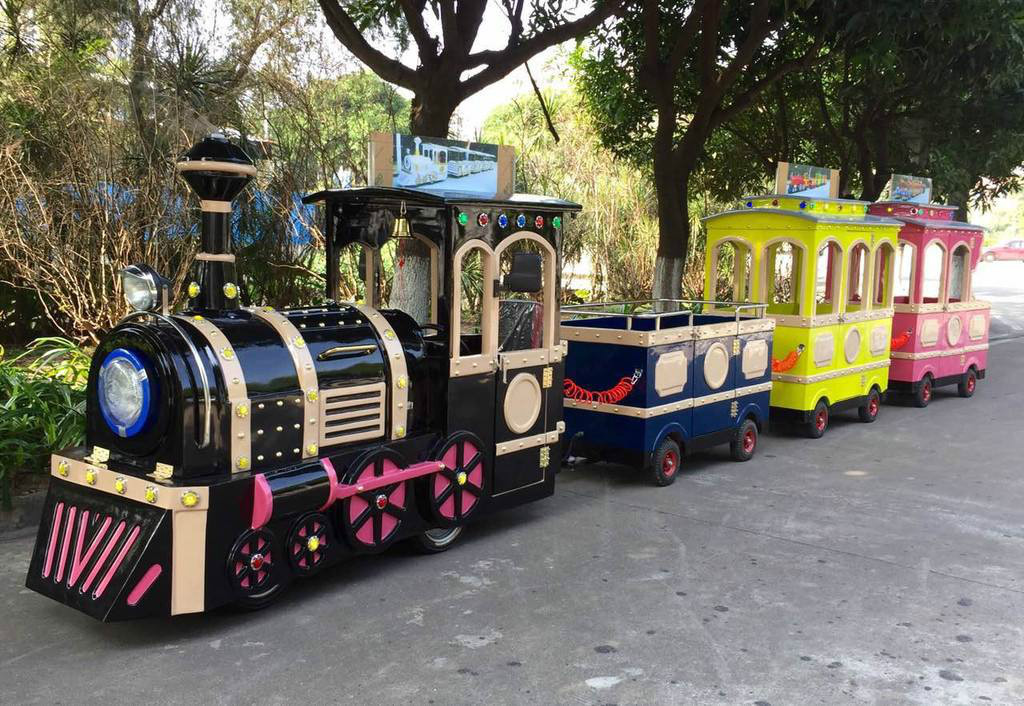 天水景区广商场无轨观光小火车电动儿童游乐设备小火车可坐人户外玩具